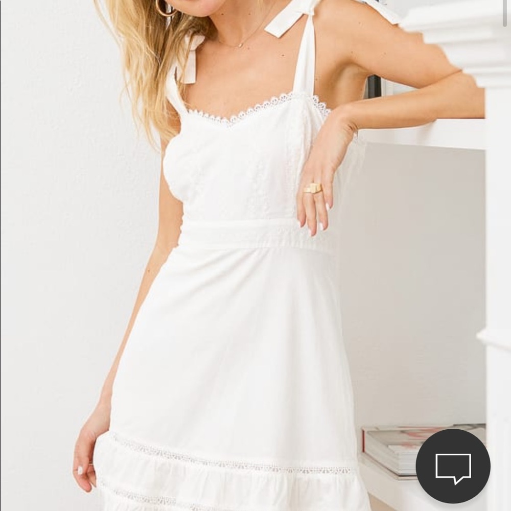 Lulu's White Mini Dress